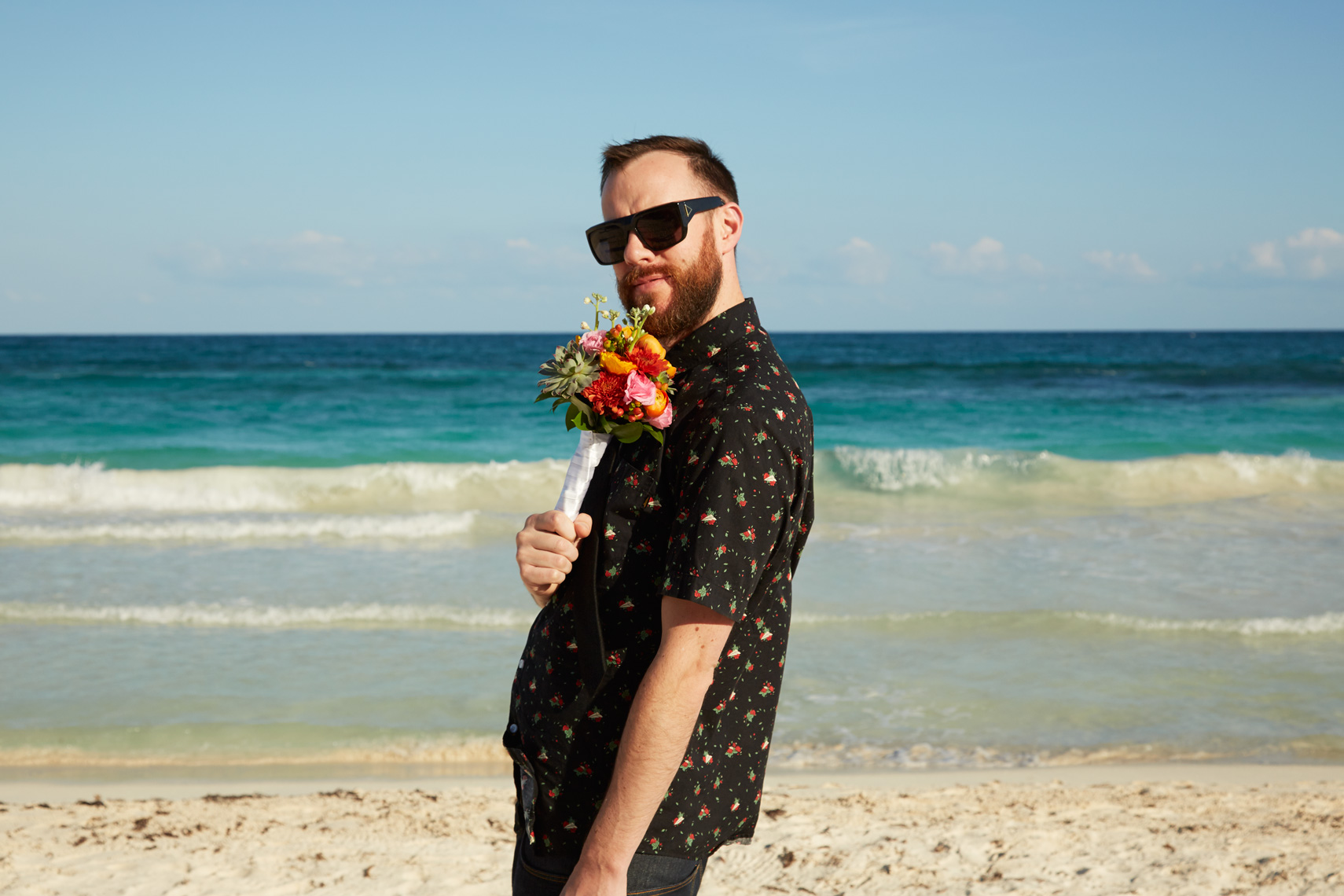 Guy with Flowers || Brian Stevens  || Photography
